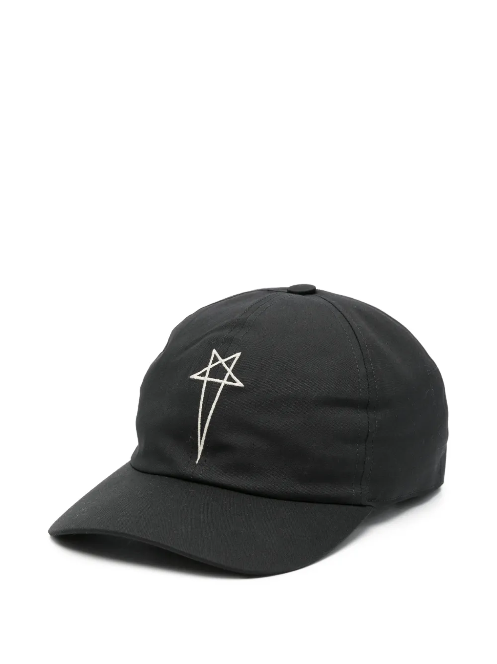 Rick Owens DRKSHDW embroidery cap - Nero