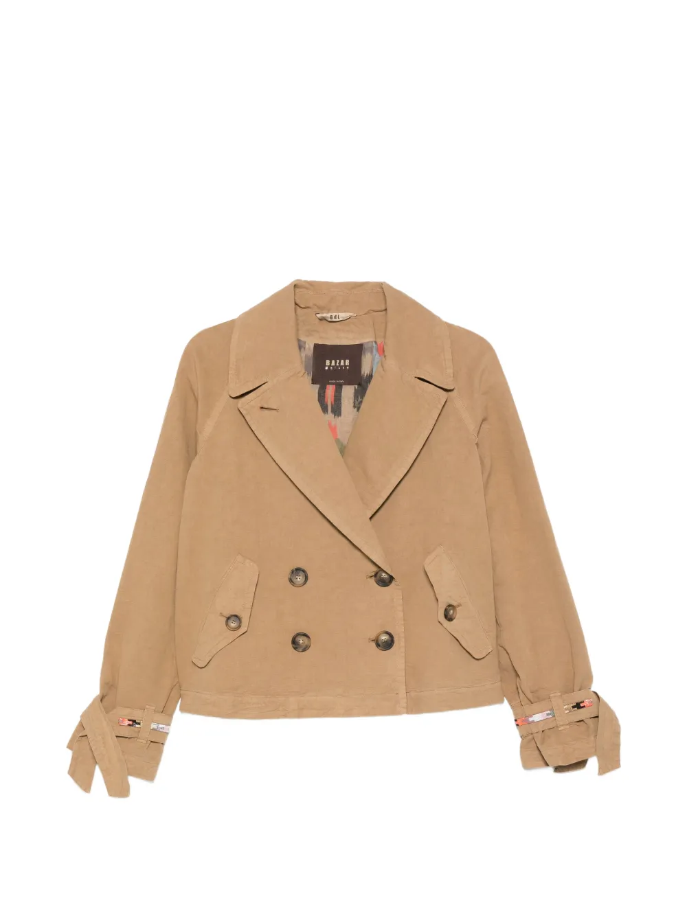 Bazar Deluxe double-breasted trench coat - Toni neutri