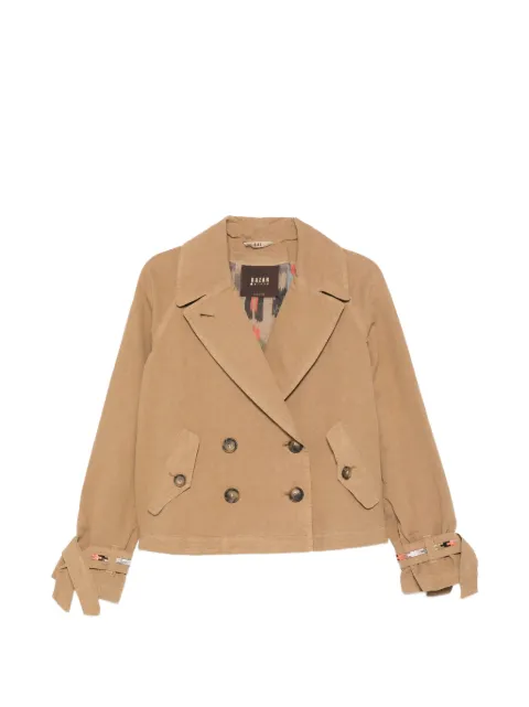 Bazar Deluxe double-breasted trench coat