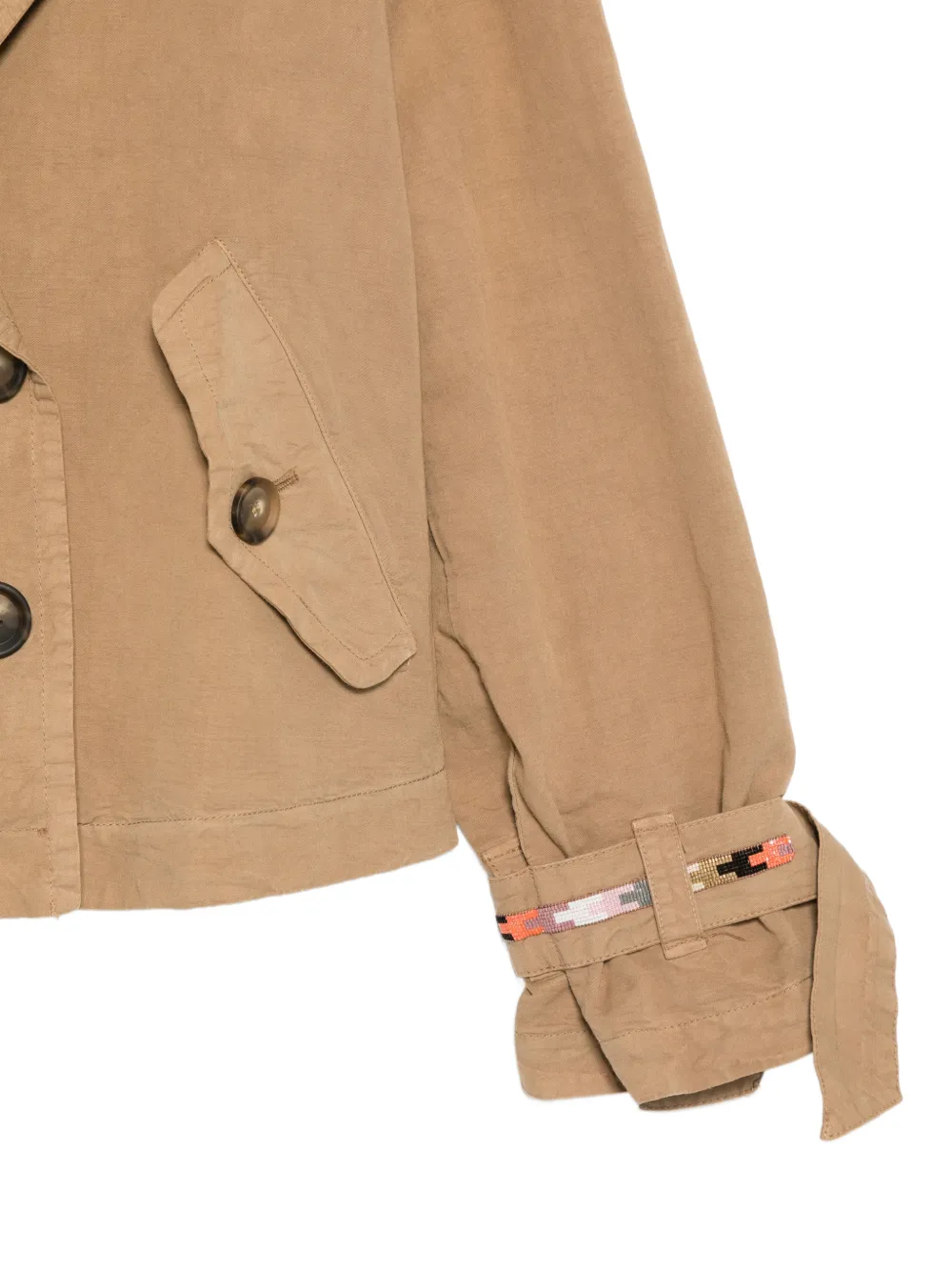  Bazar Deluxe Double-breasted Trench Coat - Neutrals 