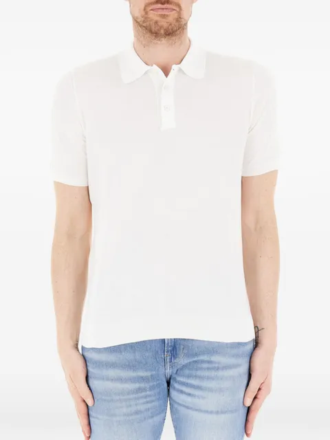 Gran Sasso white polo shirt