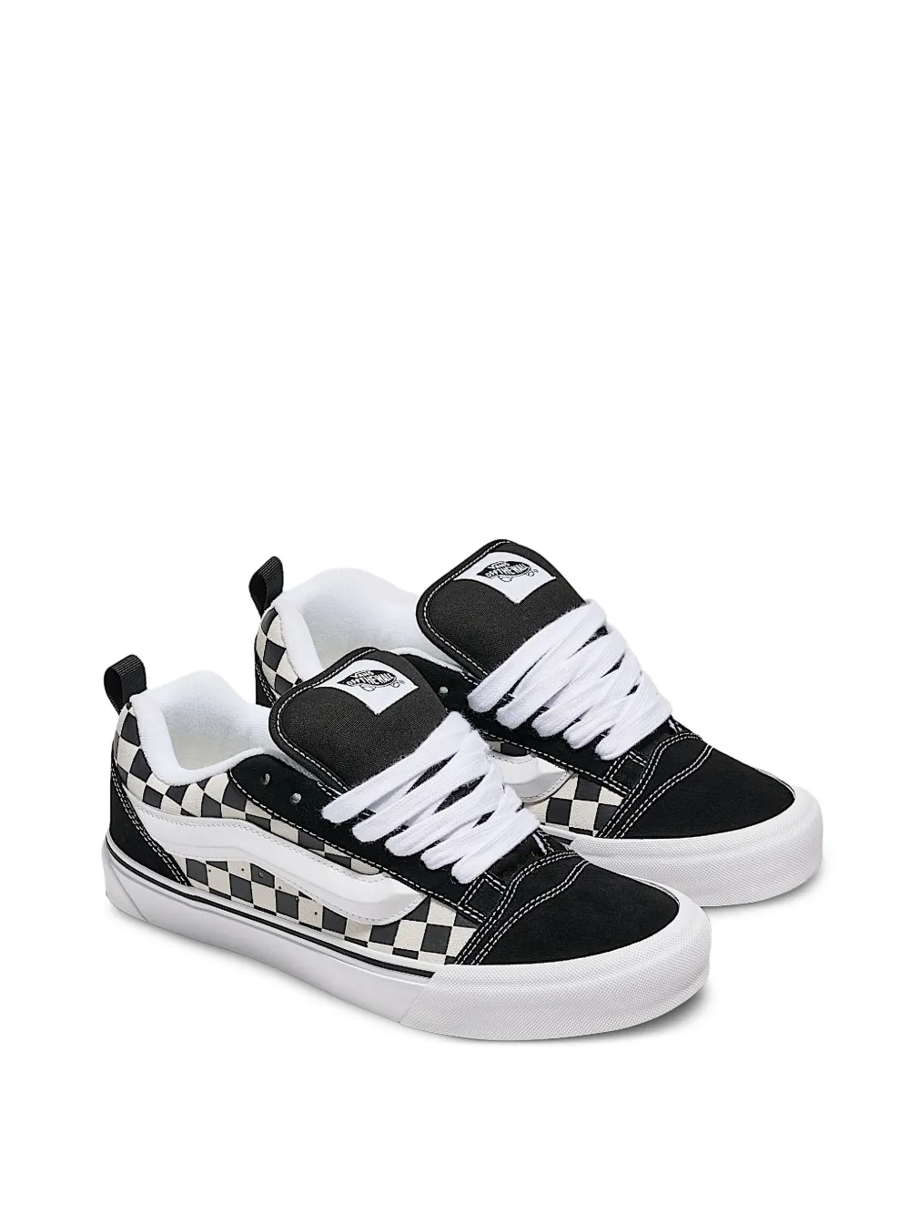 Vans Kids Sneakers Knu Skool Checkerboard - Nero
