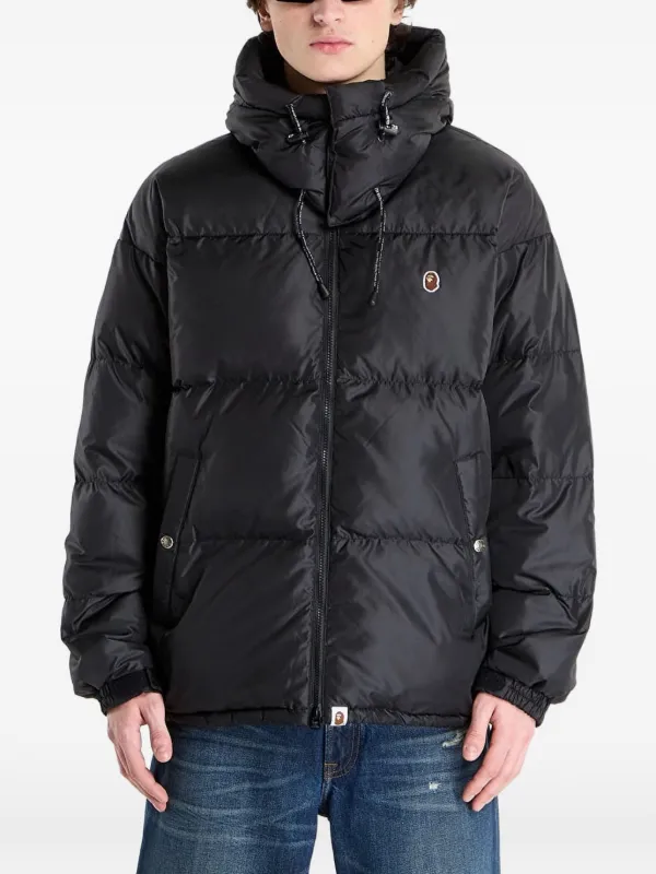 A BATHING APE® One Point ダウンジャケット | ブラック | FARFETCH JP