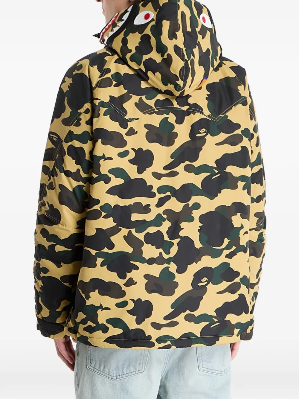 A BATHING APE® Camo Shark スノーボードジャケット | イエロー