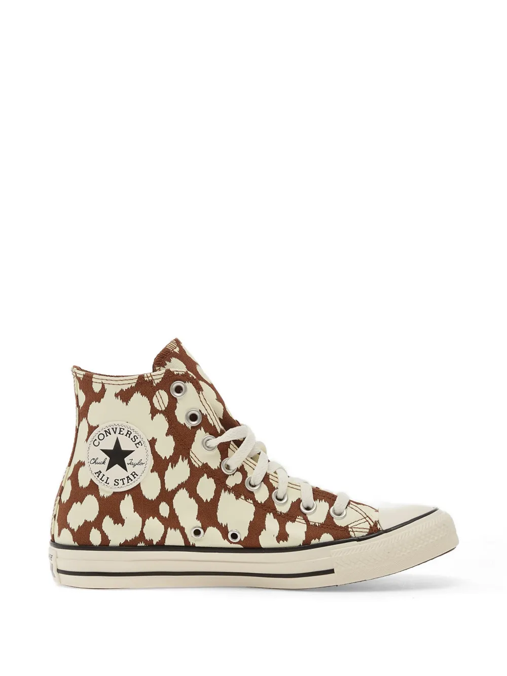Converse Chuck Taylor printed high-top sneakers - Marrone