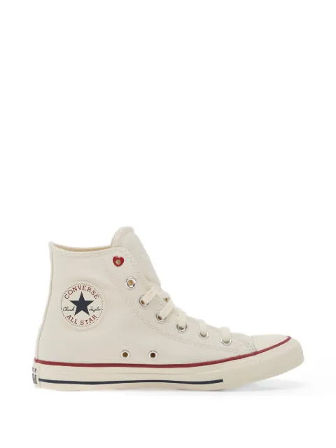Converse heart embellished high-top sneakers
