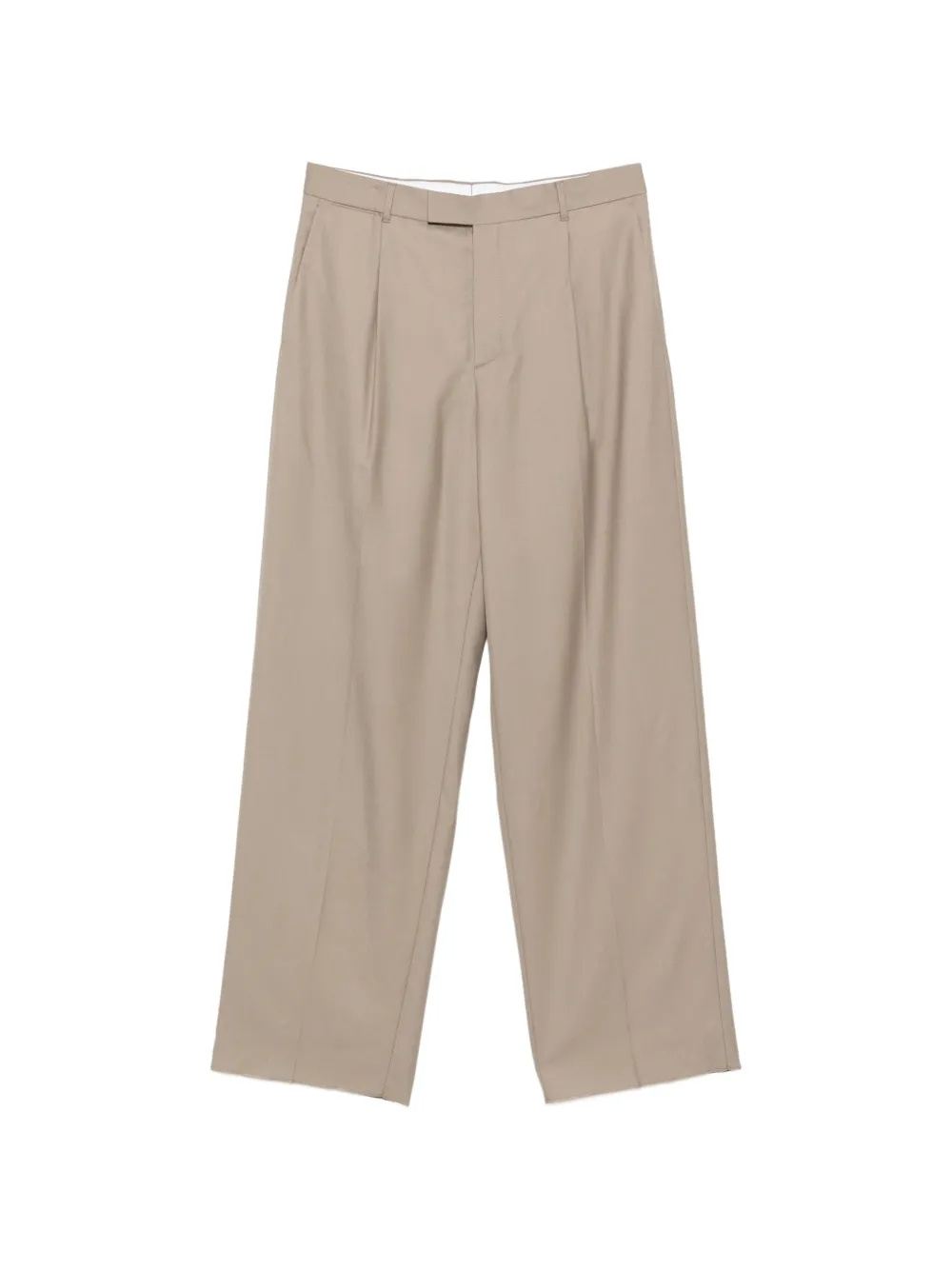 Christian Dior Pre-Owned pleated trousers - Braun