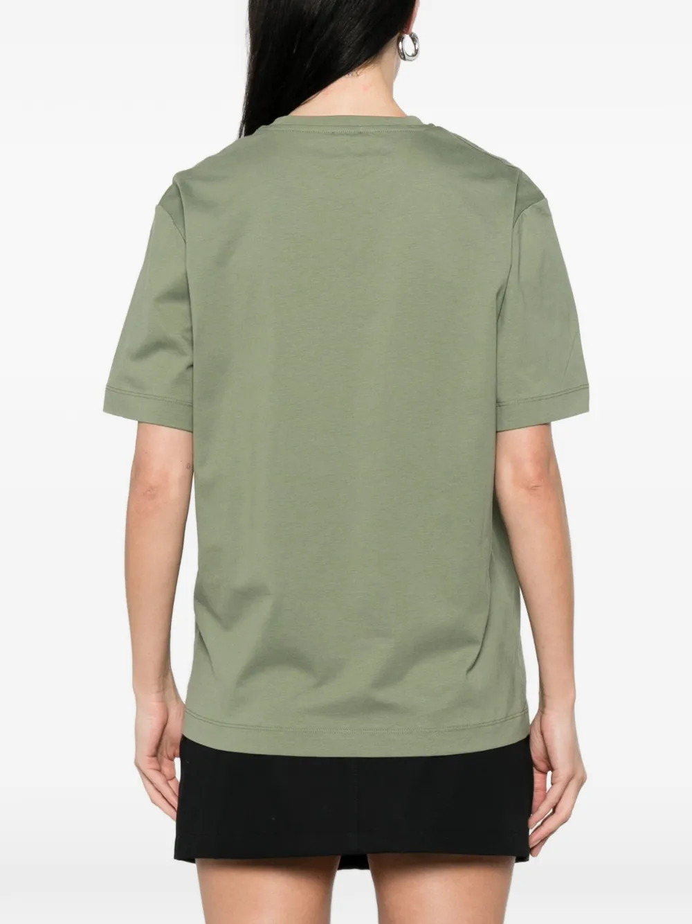 PINKO T-shirt met borduurwerk Groen