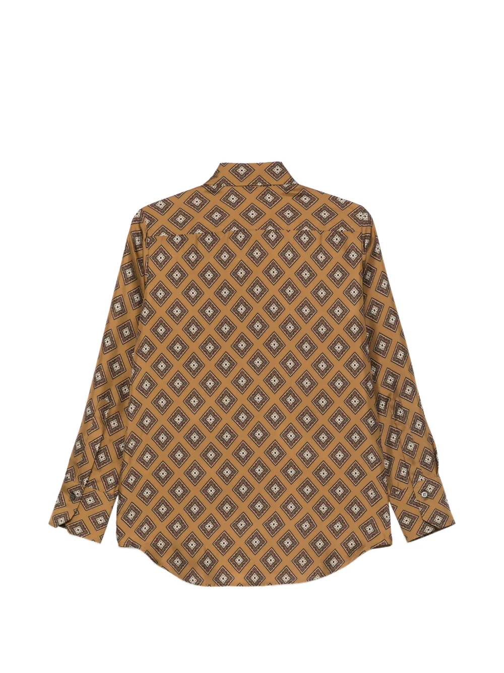  Alberto Biani Patterned Shirt - Brown 