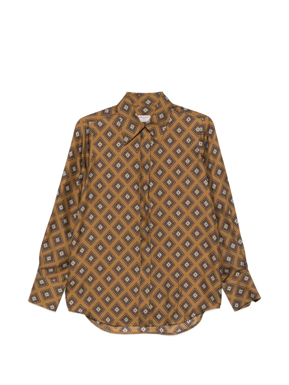 Alberto Biani patterned shirt - Marrone