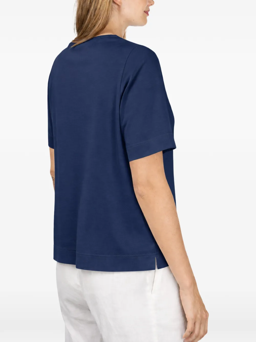 Gran Sasso T-shirt met ronde hals Blauw