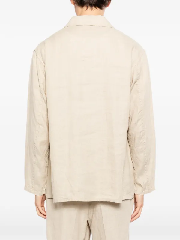 Kaptain Sunshine Flap Pockets Jacket | Neutrals | FARFETCH JO