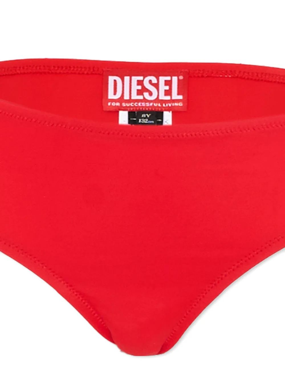 Diesel Kids Zwembroek met logoprint Rood