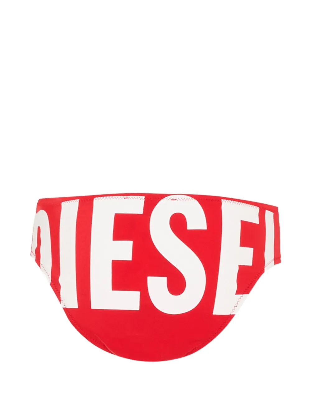 Diesel Kids Zwembroek met logoprint Rood