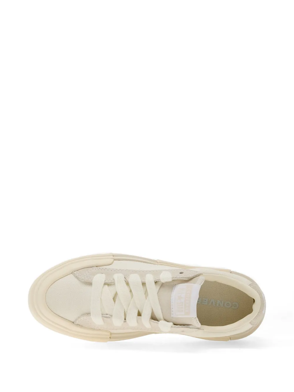 Converse Sneakers met plateauzool Beige