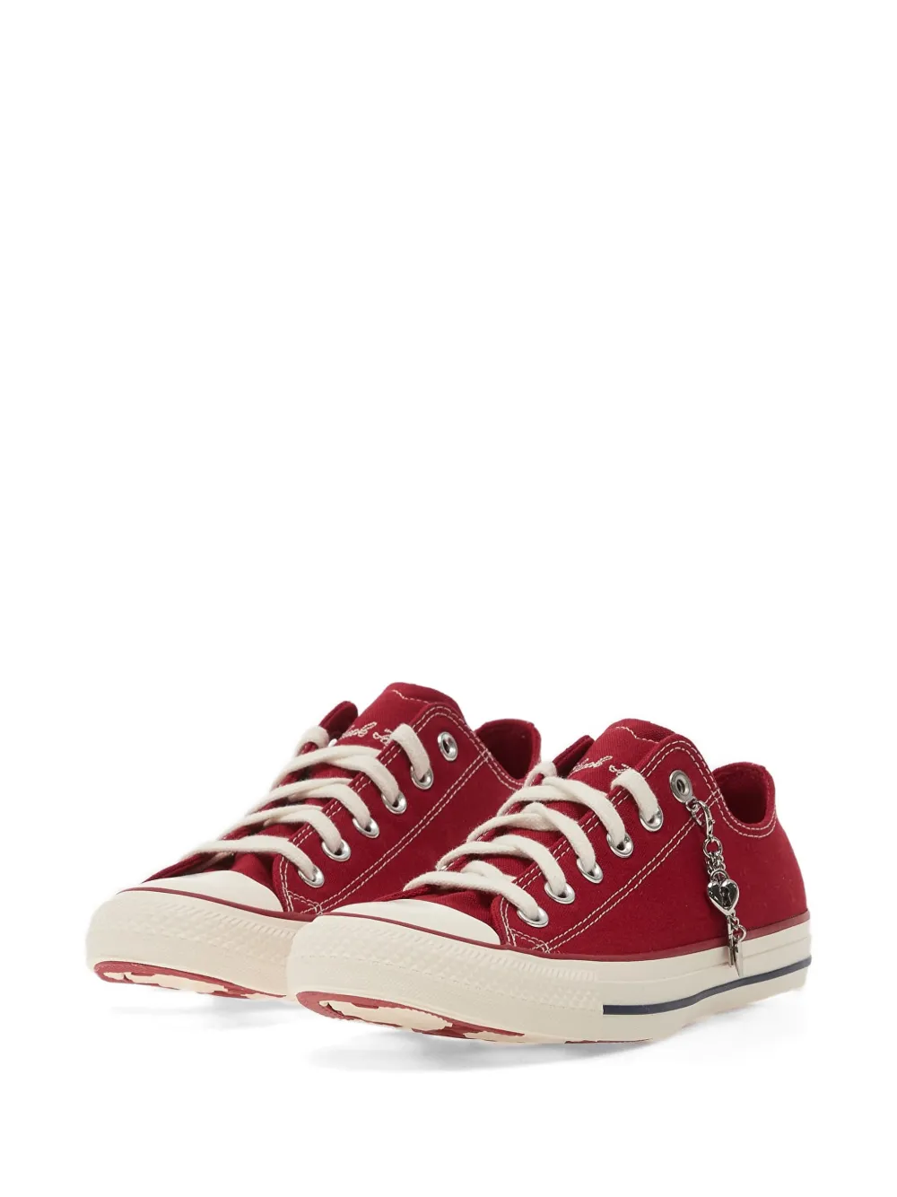 Converse heart charm chuck taylor all star sneakers Rood