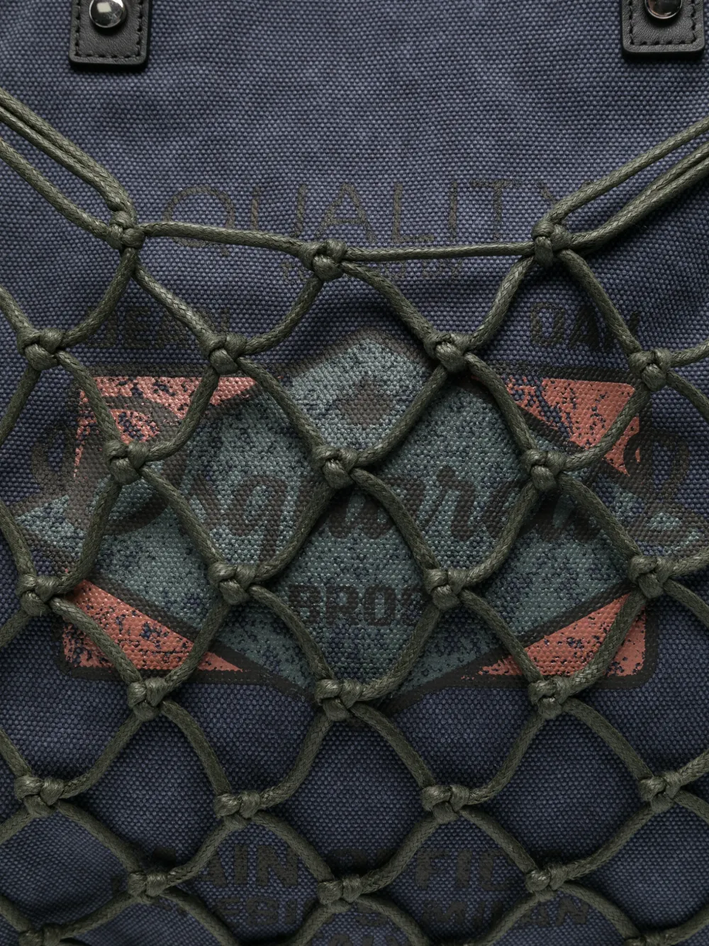  Dsquared2 Graphic Net Tote Bag - Blue 