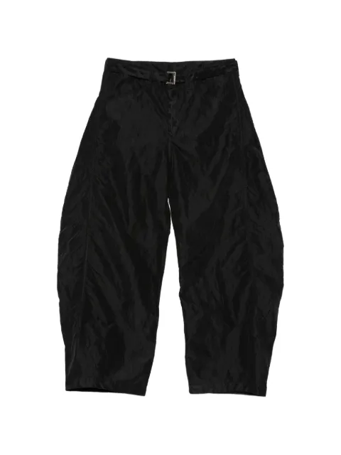 sacai pantalones con cinturón