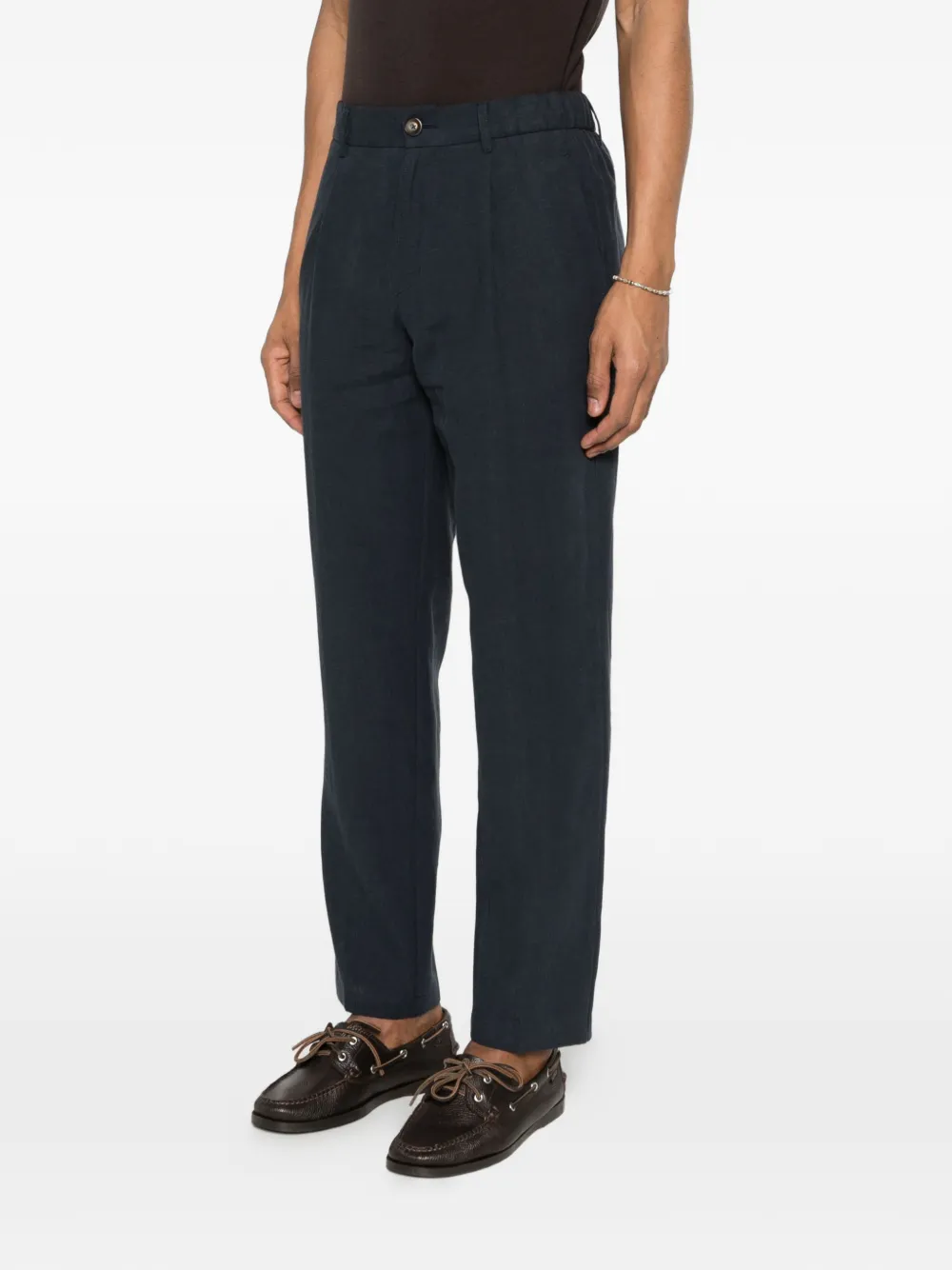 Herno Plooibroek met knoop Blauw
