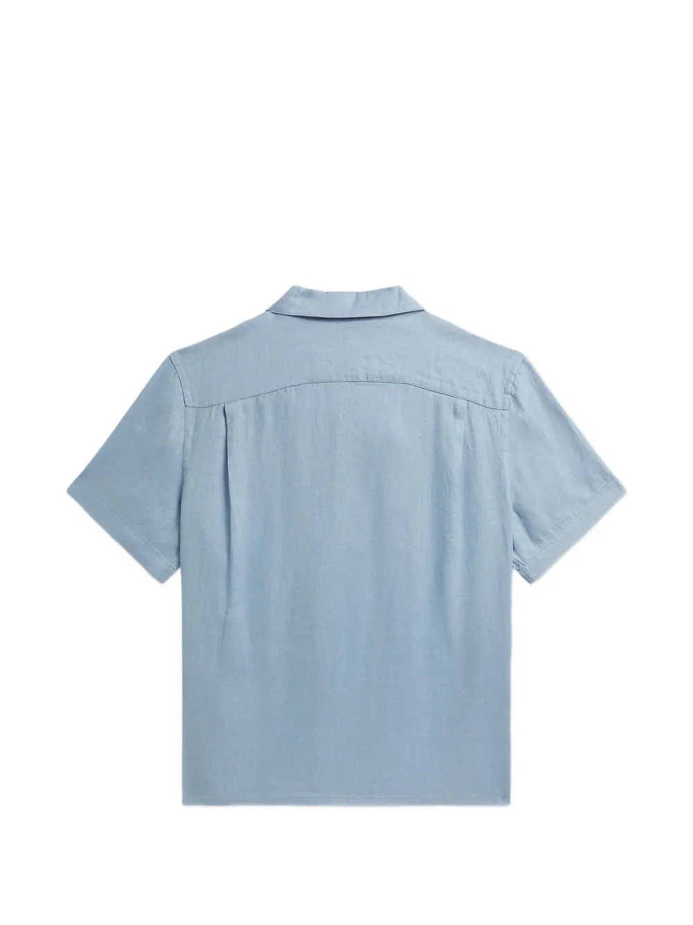 POLO RALPH LAUREN KIDS Shirt met omgekeerde kraag en knopen Blauw