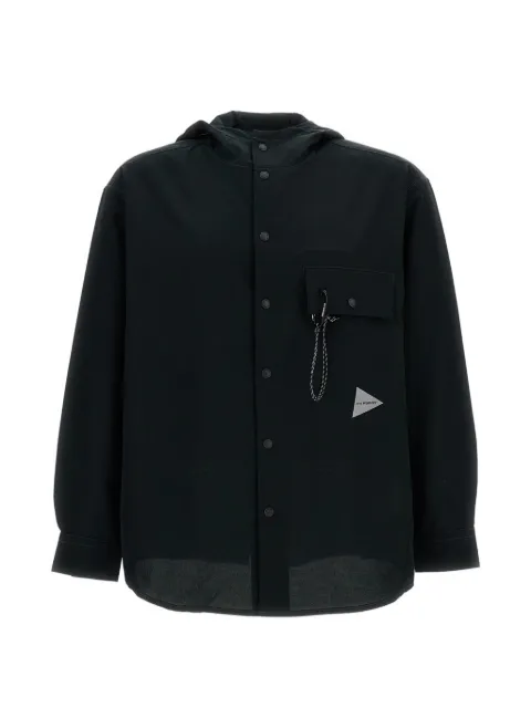 and Wander 체스트 포켓 후디