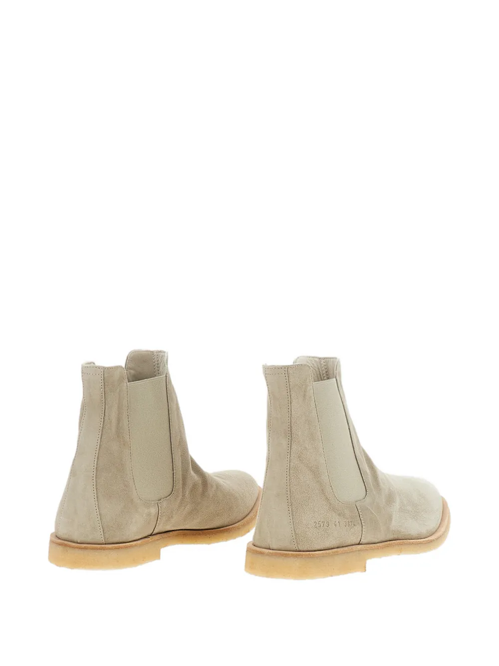 Common Projects elasticated-panels leather boots Beige