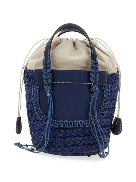 CUBA LAB Habanera woven top handle bucket bag
