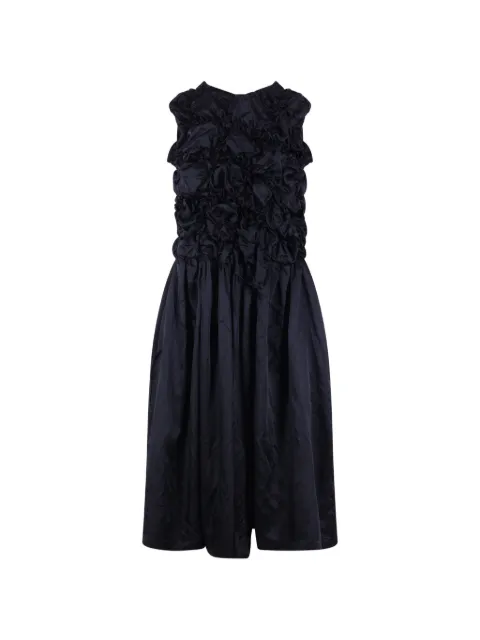 Comme Des Garçons ruffled-detail midi dress