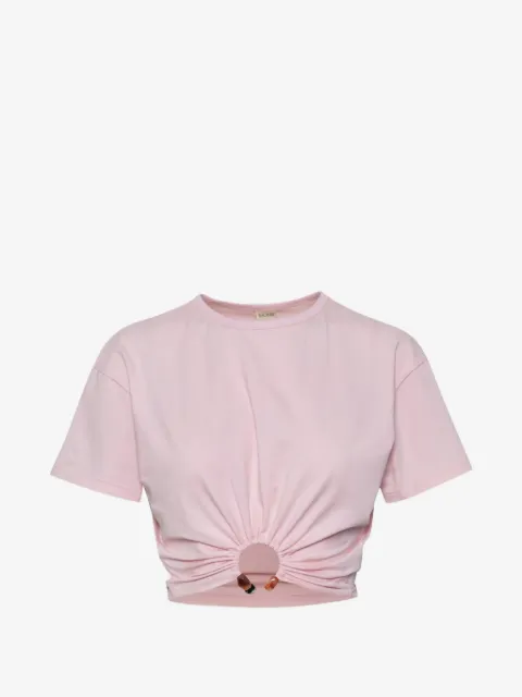Baobab Tika ruched ring-detail T-shirt