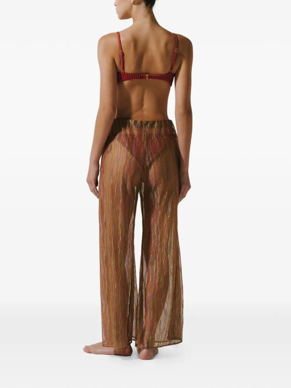 Baobab Gola high waist broek Bruin