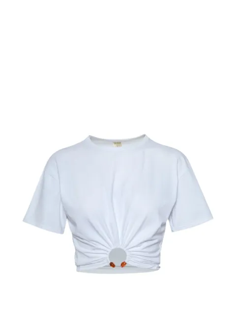 Baobab Tika ring-detail ruched T-shirt