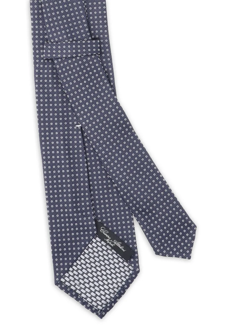  Cesare Attolini Dotted Tie - Blue 