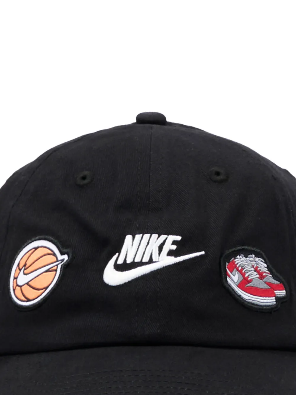 Nike Kids Honkbalpet met applicatie Zwart