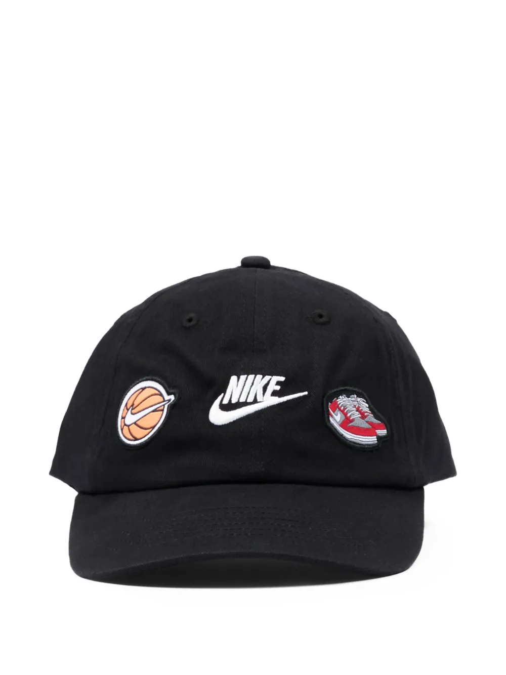 Nike Kids appliqué baseball cap - Nero