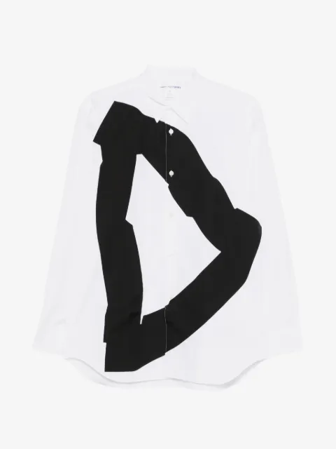 Comme Des Garçons Shirt camisa con estampado abstracto