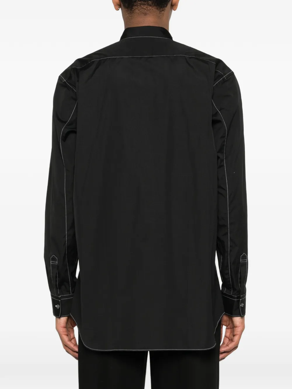 Comme Des Garçons Shirt Overhemd met knopen Zwart