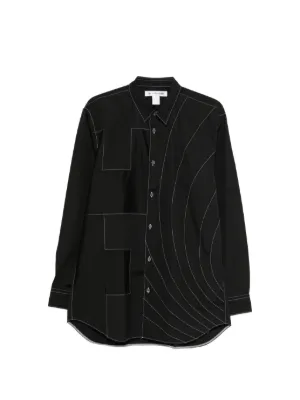 Black Comme Des Garçons ストライプ シャツ | ブラック | FARFETCH JP