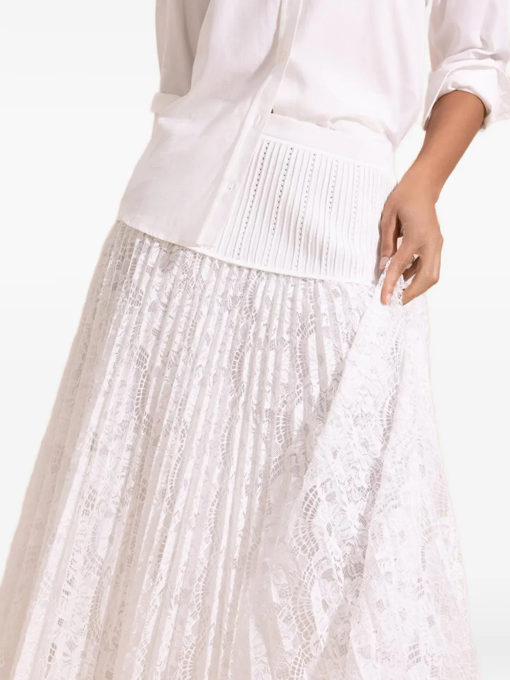 Verona Pleated Midi Skirt
