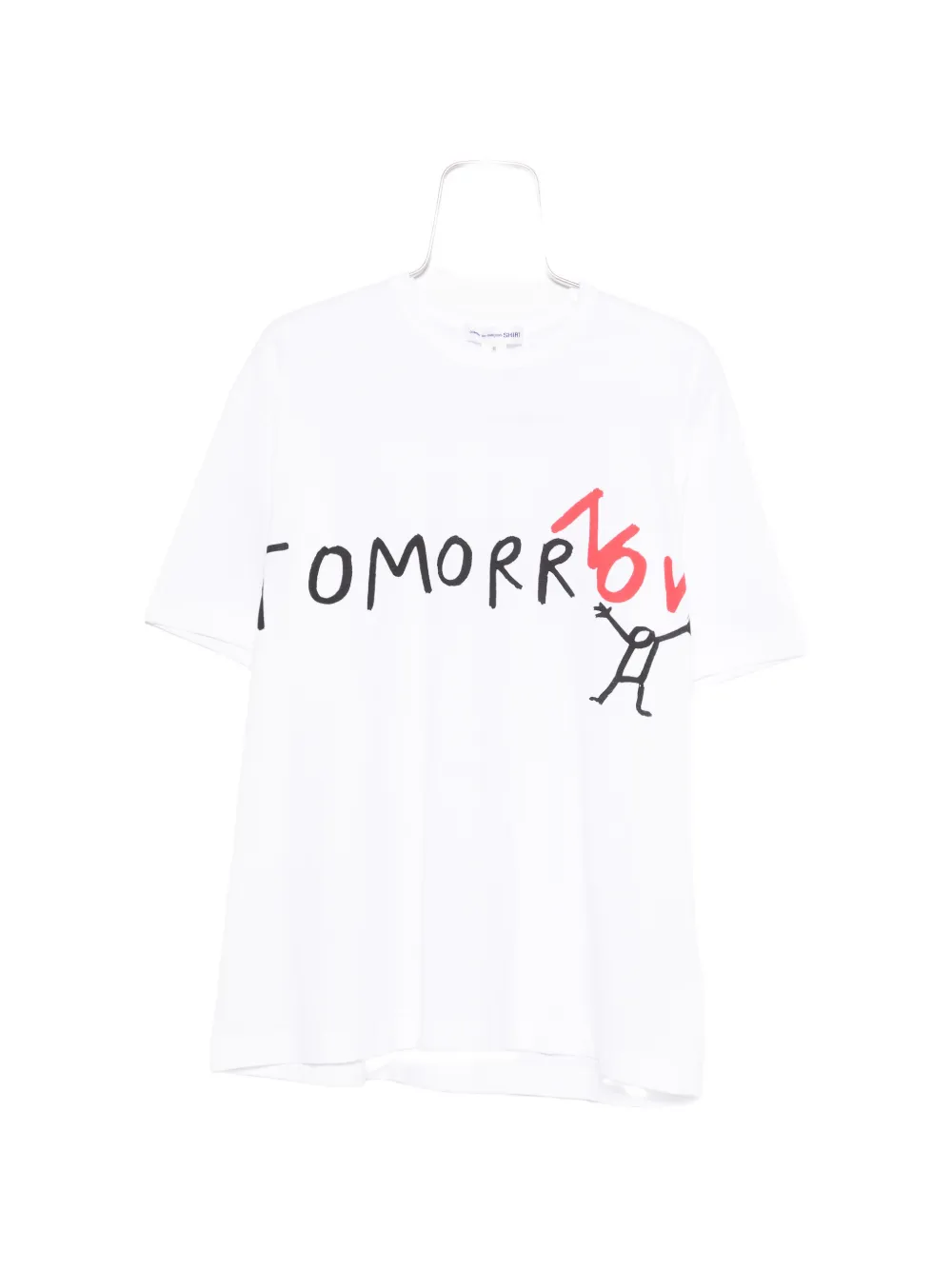 Comme Des Garçons Shirt graphic-print T-shirt - Bianco