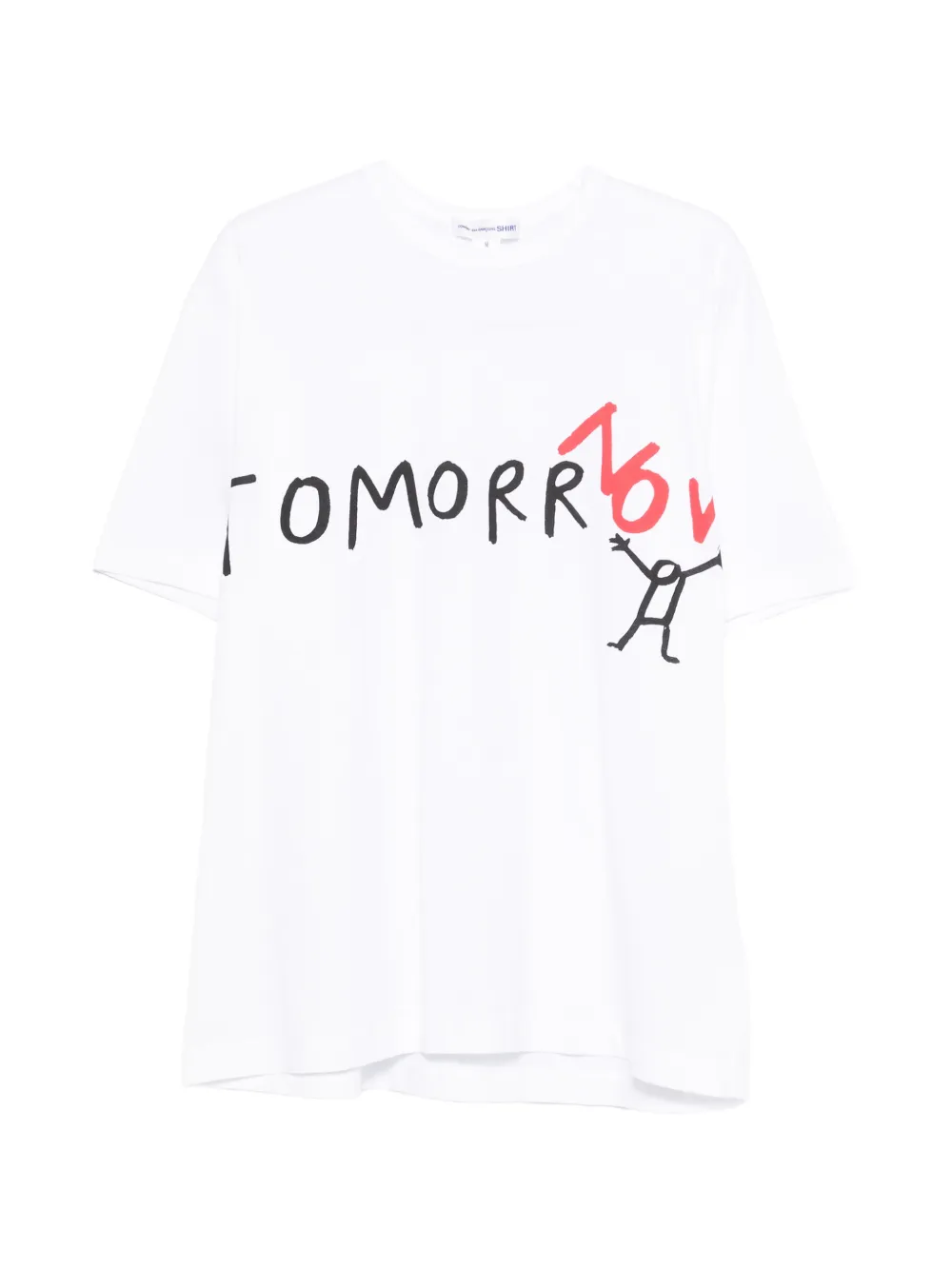 Comme Des Garçons Shirt graphic-print T-shirt - Bianco