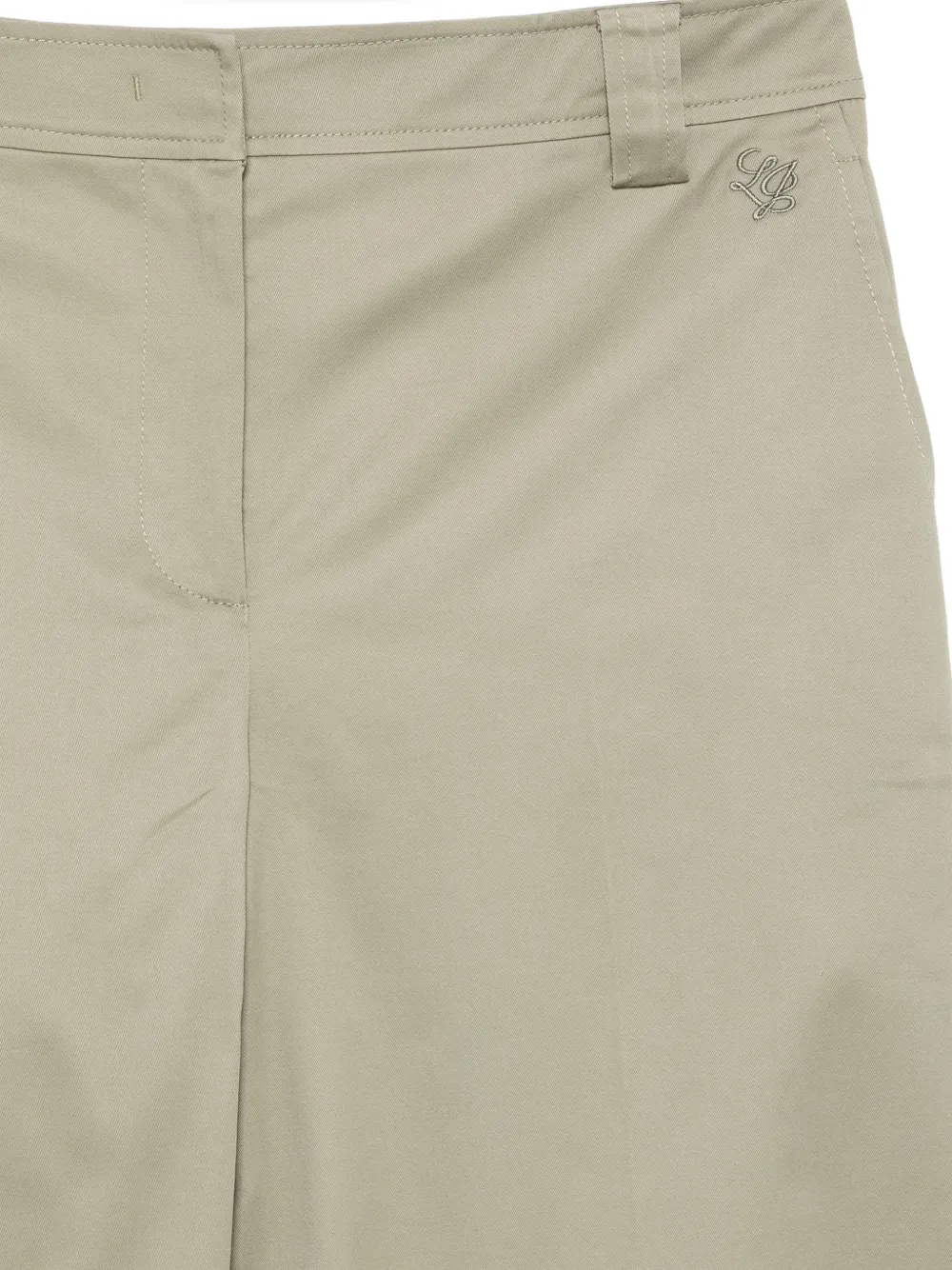  Liu Jo Logo-embroidered Trousers - Neutrals 