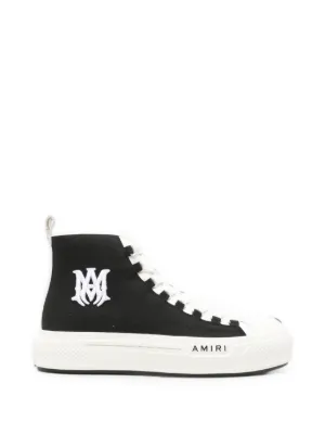 AMIRI M.A. Court ハイカットスニーカー | ブラック | FARFETCH JP