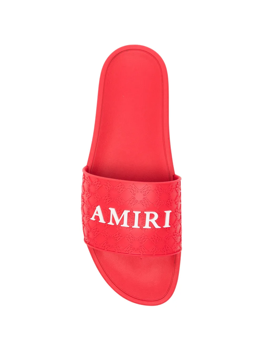 AMIRI MA Quad logo-detail flip flops Rood
