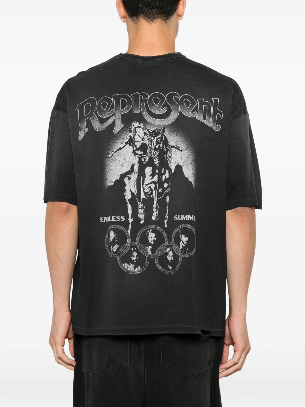 Represent Beach Boys Graphic-print T-shirt In Black