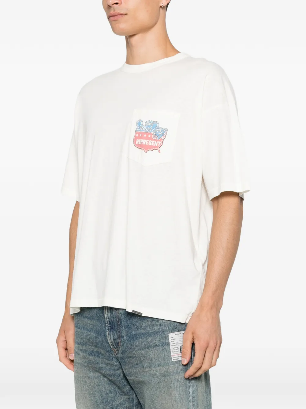 Represent x The Beach Boys T-shirt Wit