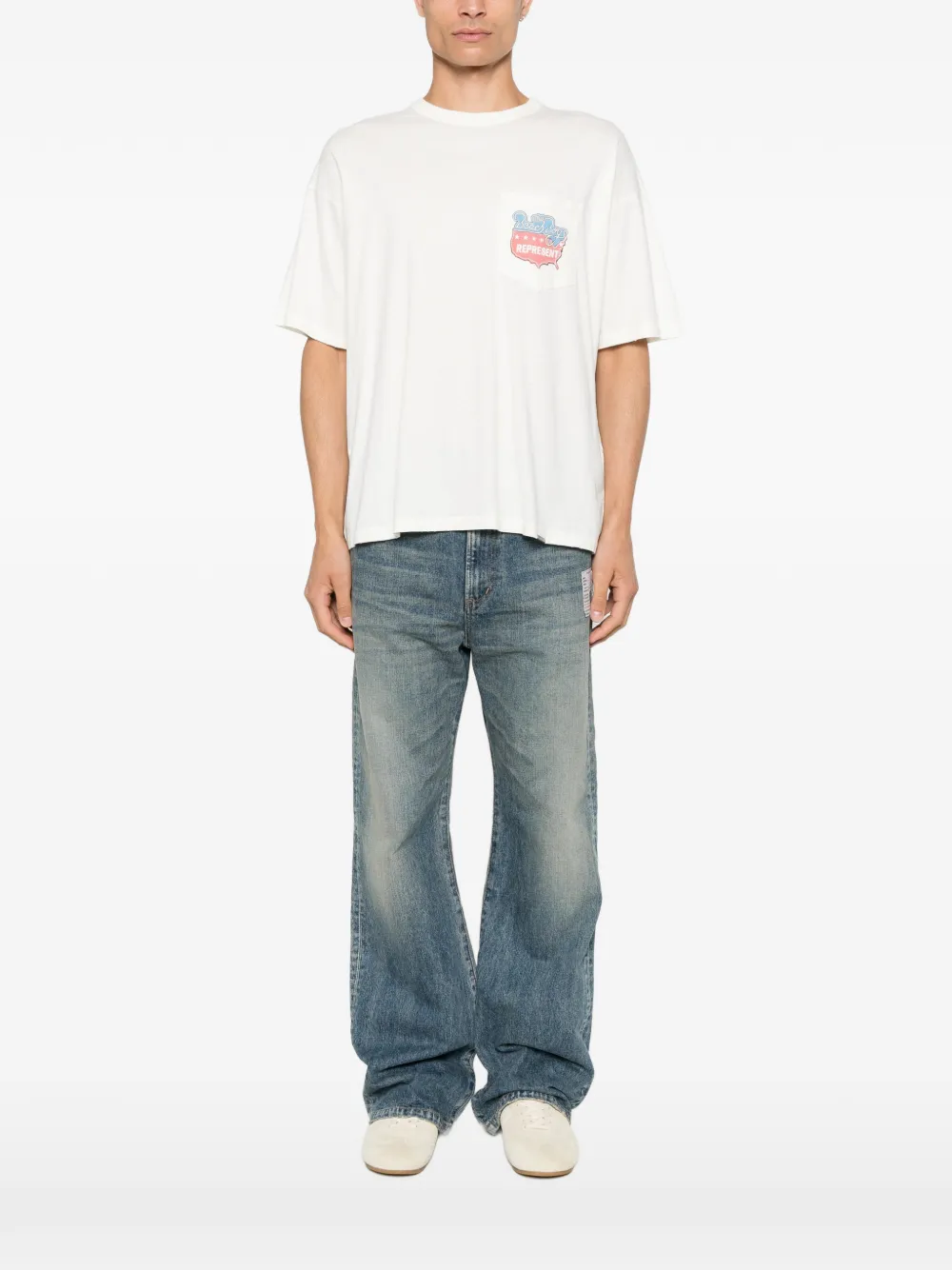 Represent x The Beach Boys T-shirt Wit