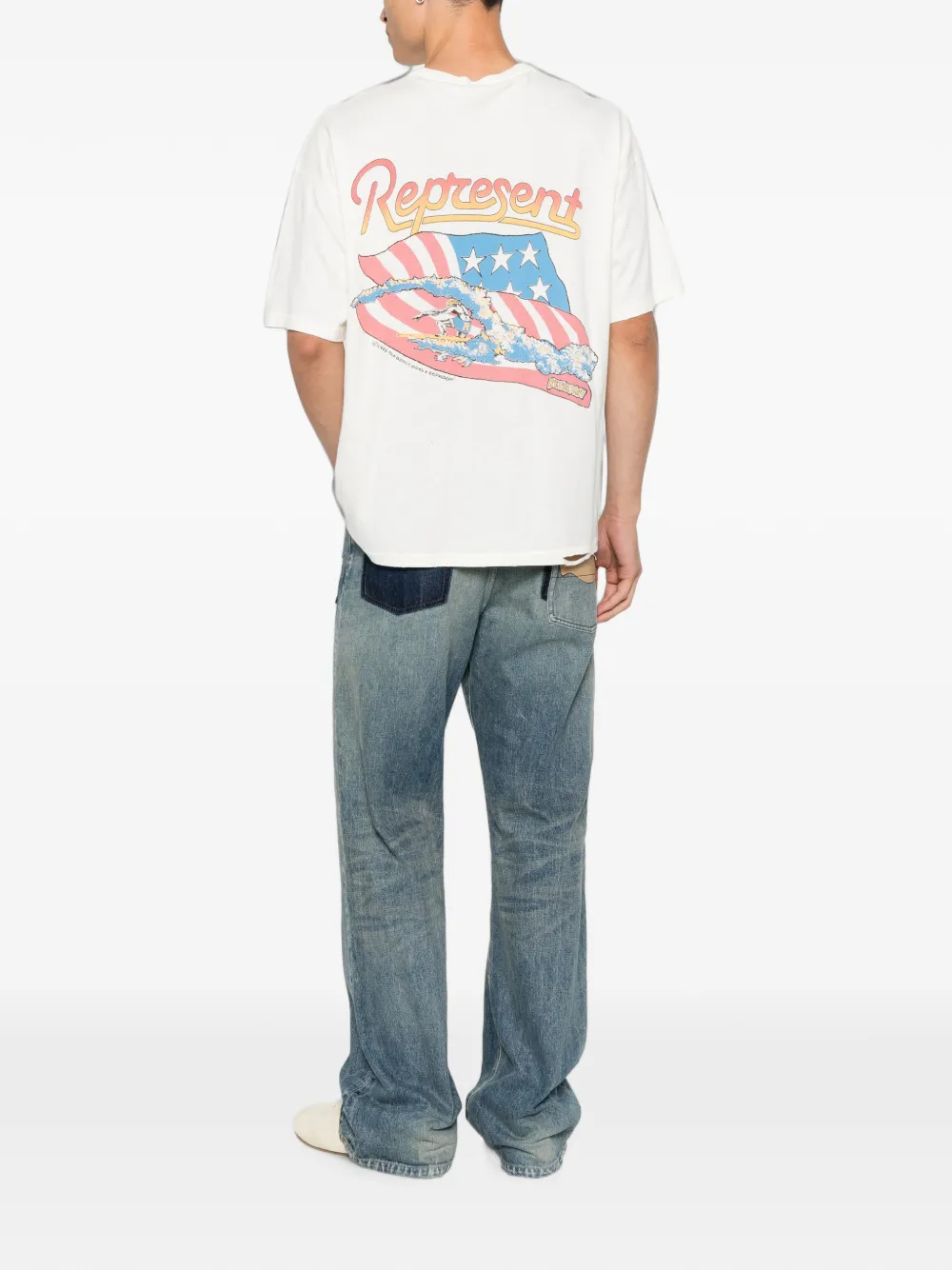Represent x The Beach Boys T-shirt Wit