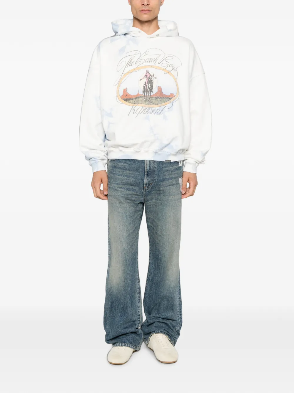 Represent Beach Boys hoodie met grafische print Wit