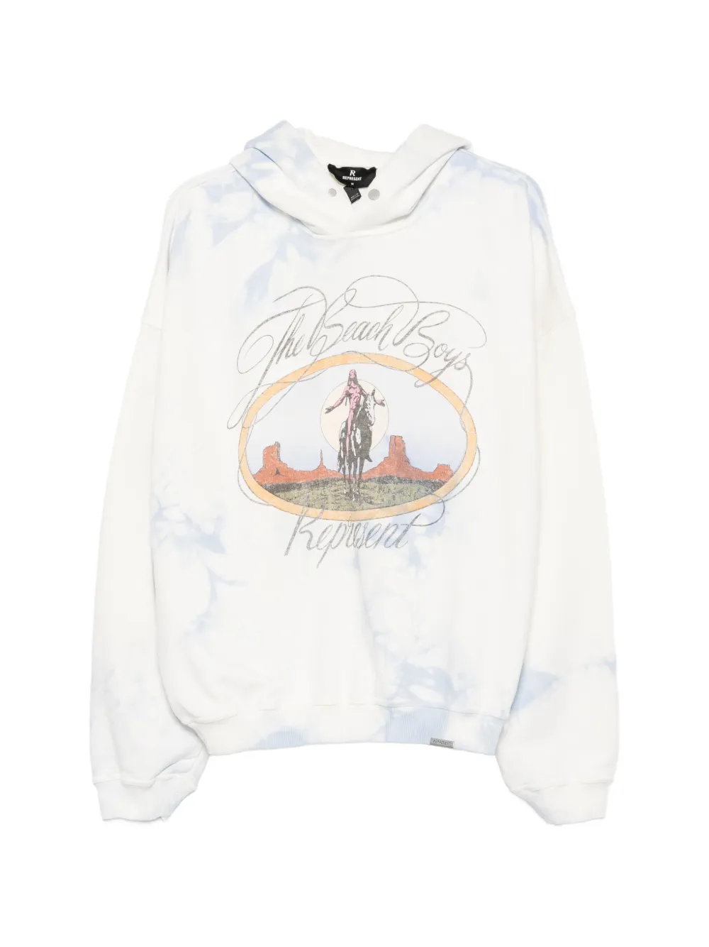 Represent Beach Boys graphic-print hoodie - Bianco