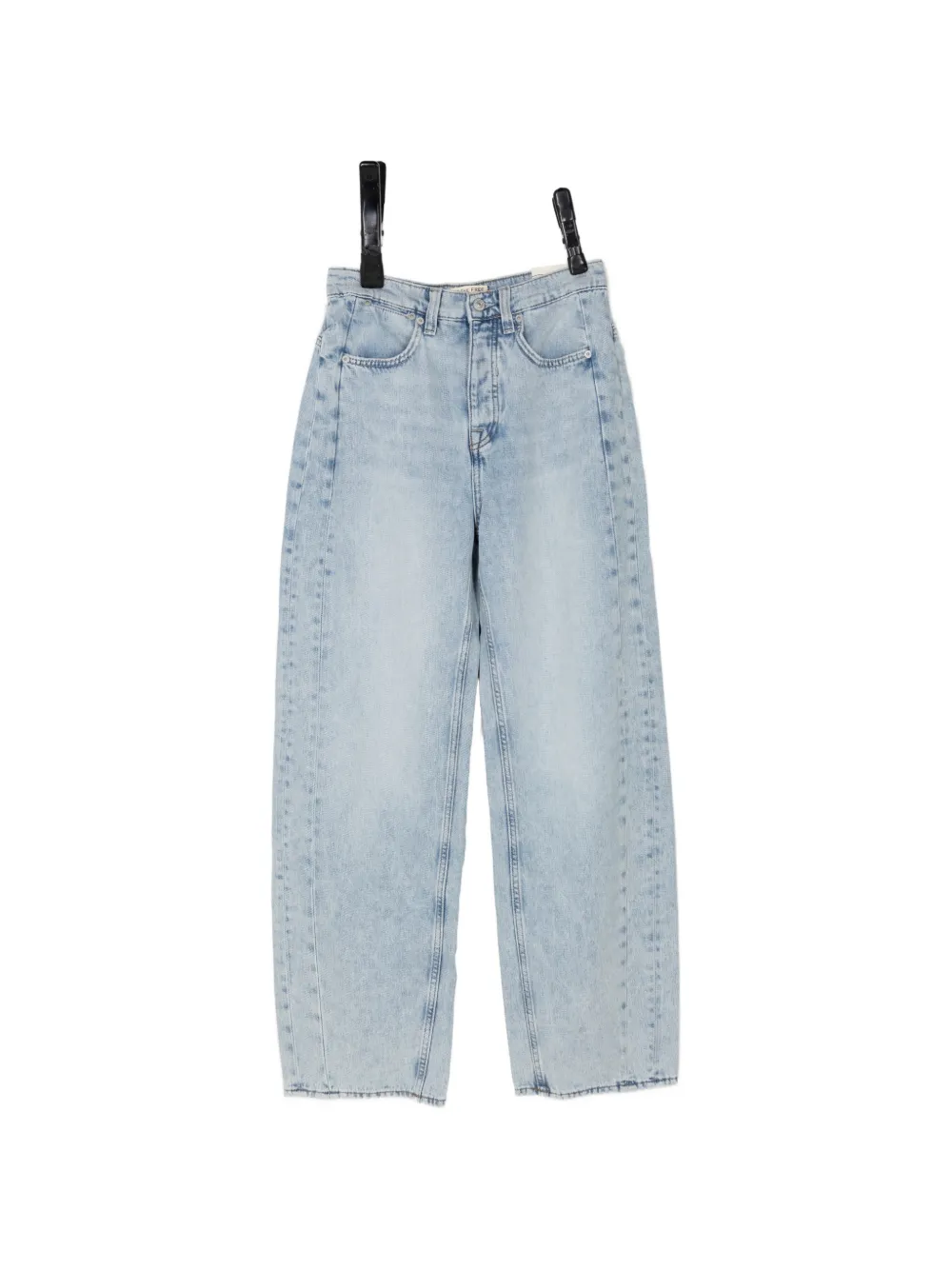 Free People button-fastening jeans - Blu